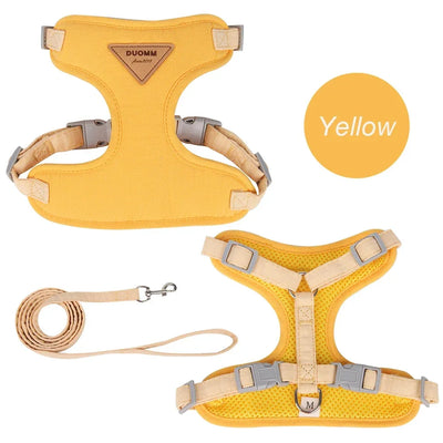 Cat Puppy Outdoor Walking Supplies Fashion Pet Harness and Leash Set for Small Dogs Cats Breathable Durable Kitten